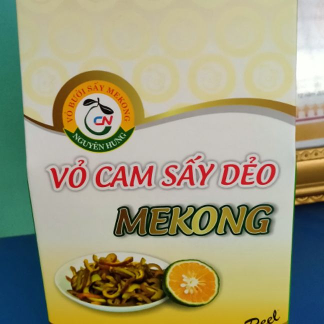 vỏ cam sấy dẻo Mekong 120gr
