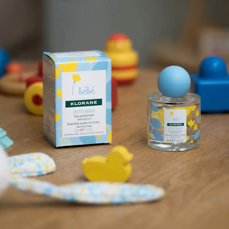 Nước hoa cho bé Klorane Bébé Petit Brin 50ml (tặng kèm thỏ bông)
