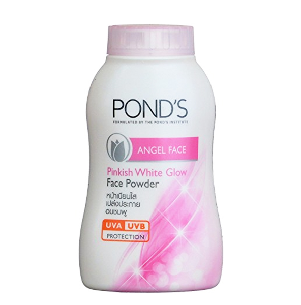 Hộp phấn phủ bột Ponds Magic Powder trắng hồng 50g