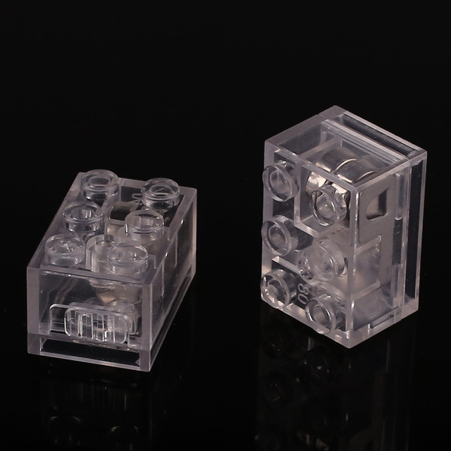 Set 2 mảnh đồ chơi lego phát sáng đèn led 2x3