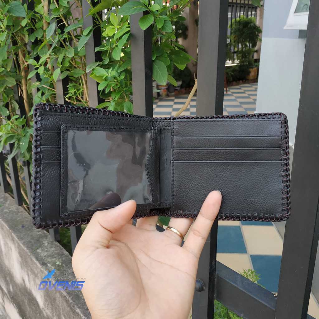 [FREE SHIP] Bóp Da Cá Sấu Đan Viền Thủ Công Cao Cấp [GÙ CÁ SẤU LỚN RẤT BỀN]