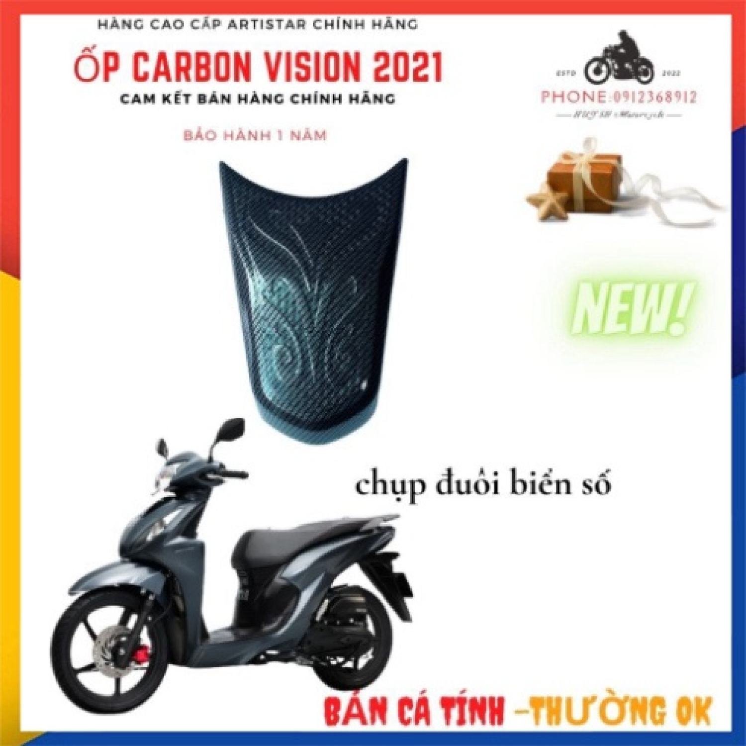 Ốp Carbon Vision 2021 -Vision 2022-Vision 2023, Vision Cá Tính Đời Mới