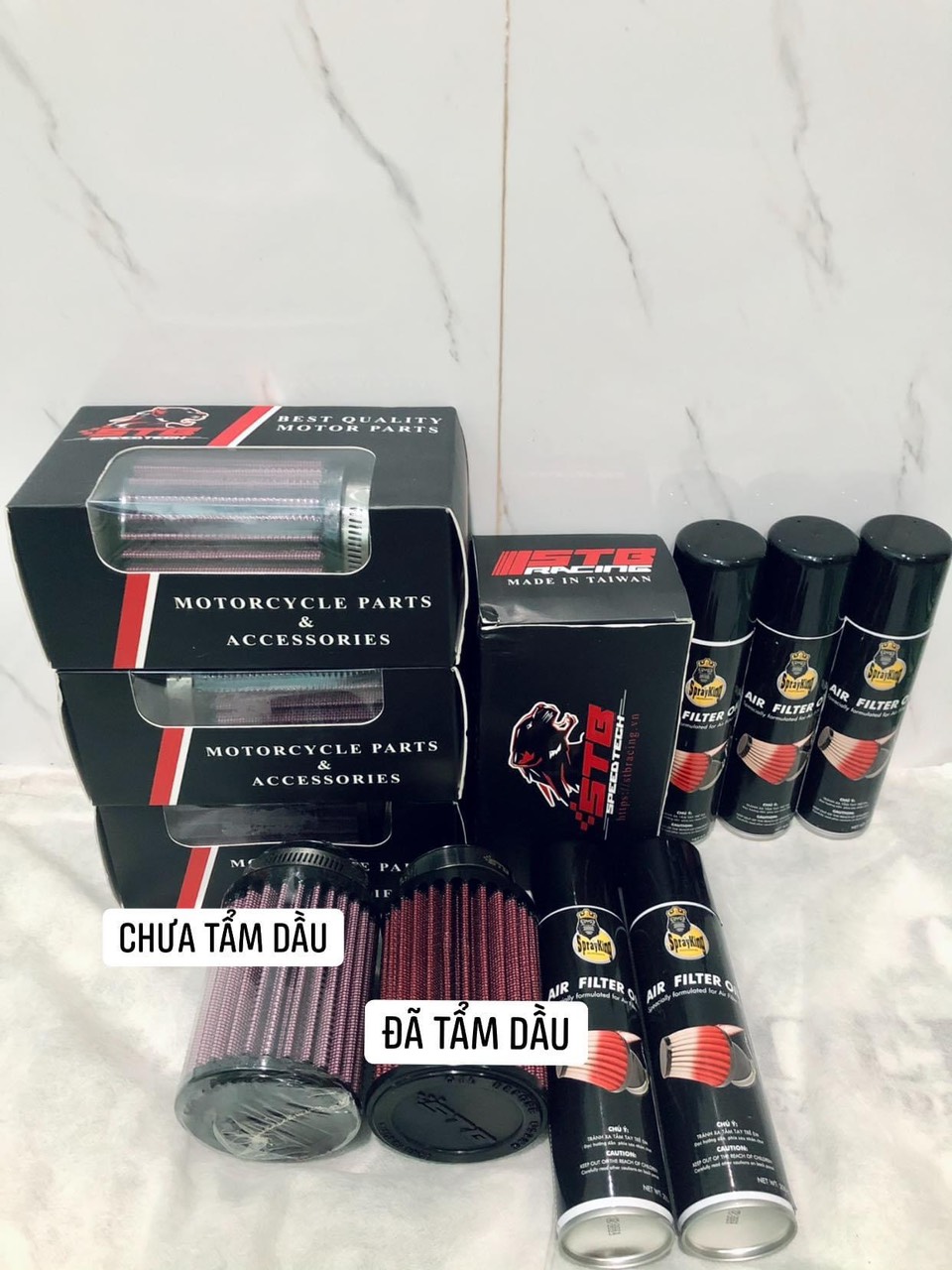 Tẩm Dầu Lọc Gió Sprayking