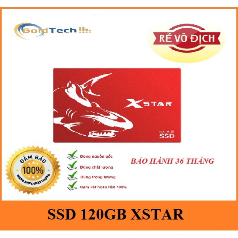 Bảng giá Ổ Cứng Ssd Xstar 128Gb - 240Gb Sata3 Drive 2.5 Inch Sequential Read 550Mb/S - Red Bảo Hành 36 Tháng 1 Đổi 1 Phong Vũ