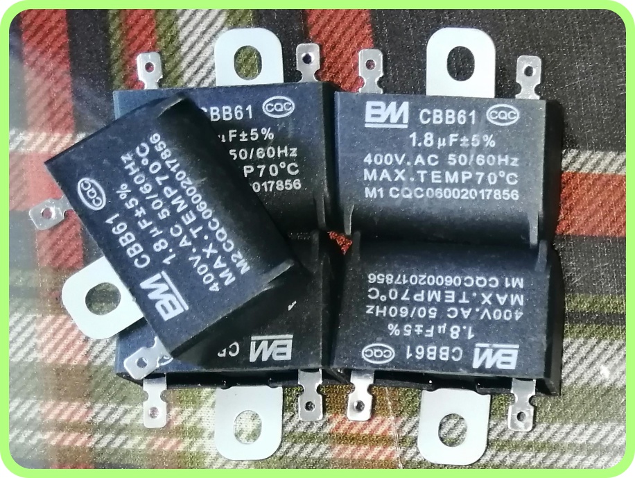 Tụ điện quạt hiệu BM - CBB61 - Bộ 4 cái