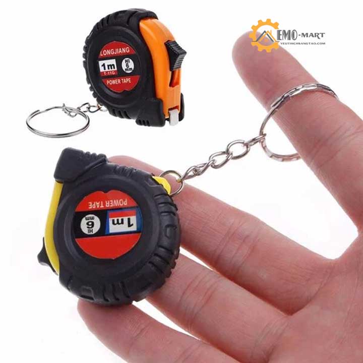 [FreeshipMAX] Móc khóa thước rút mini 1 mét
