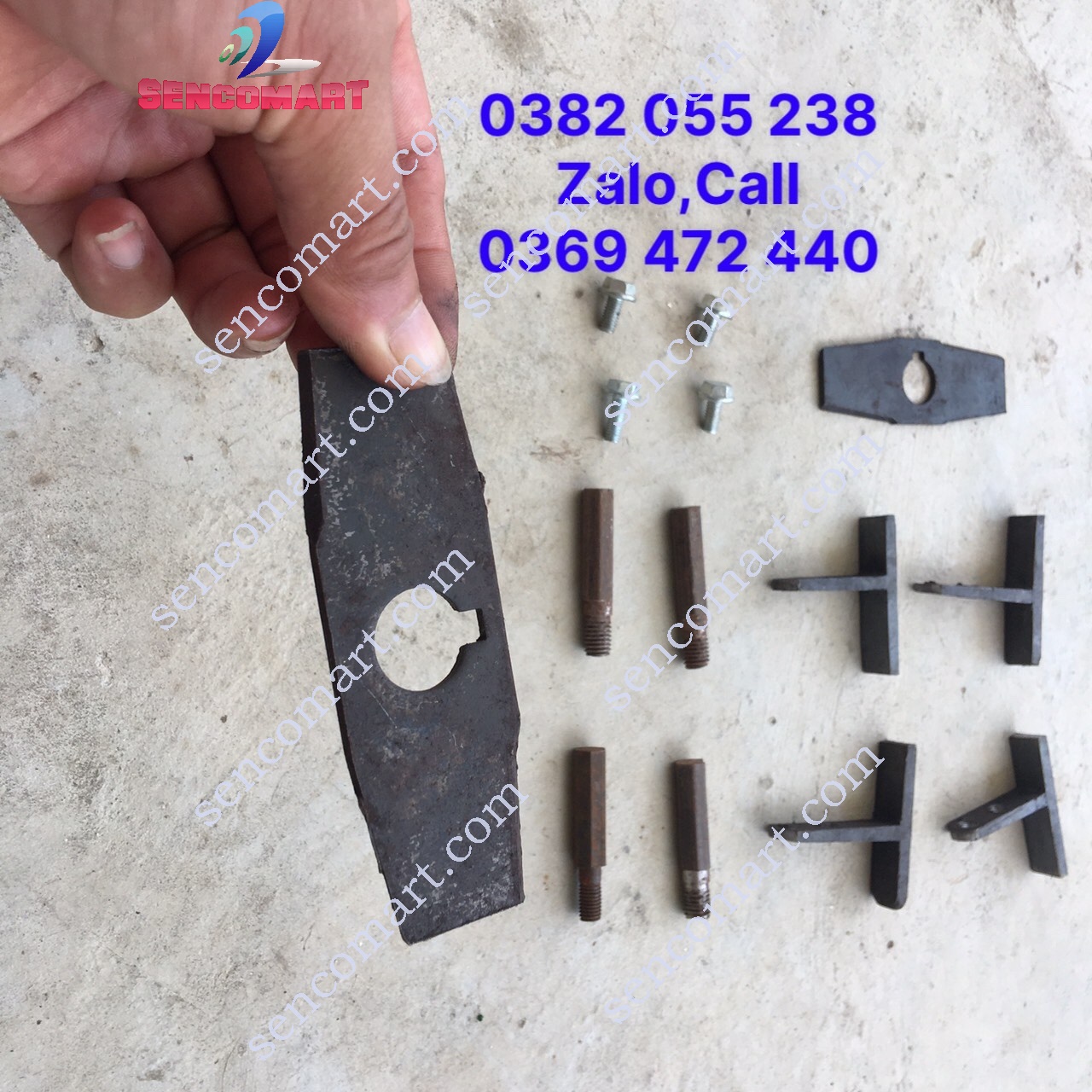 Linh kiện nghiền bột trong máy xát lúa