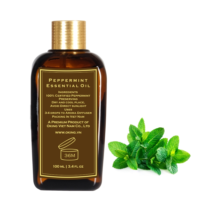 [HCM]Tinh dầu Bạc hà nguyên chất (Peppermint) 100ml