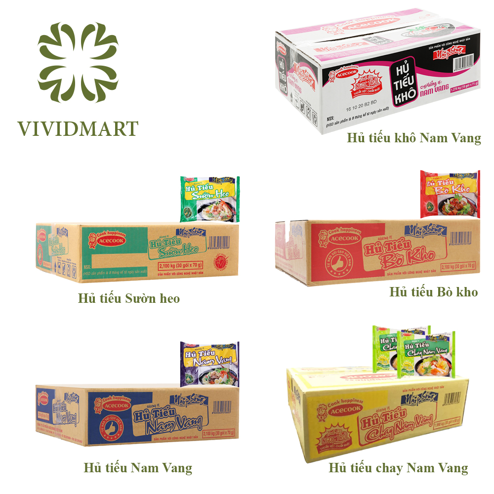 HỦ TIẾU NHỊP SỐNG 5 VỊ NAM VANG, SƯỜN HEO, BÒ KHO, NAM VANG KHÔ