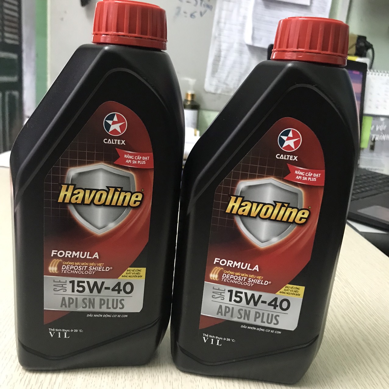 Nhớt động cơ ô tô Caltex Havoline Formula SAE 15W-40 / 1Lít
