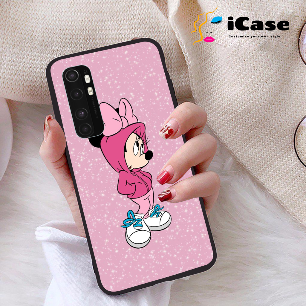 Ốp lưng Xiaomi Mi Note 10 Lite viền dẻo TPU BST Pinky