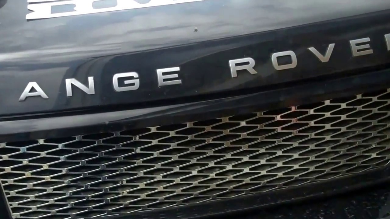 Tem Logo Chữ Nổi RANGE ROVER Dán Trang Trí Xe