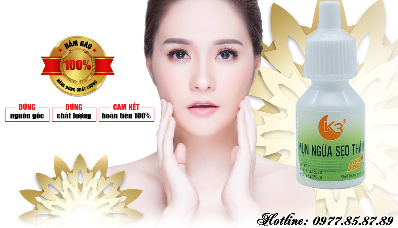 Kem chấm mụn siêu tốc, Ngừa sẹo thâm K3 - 10g