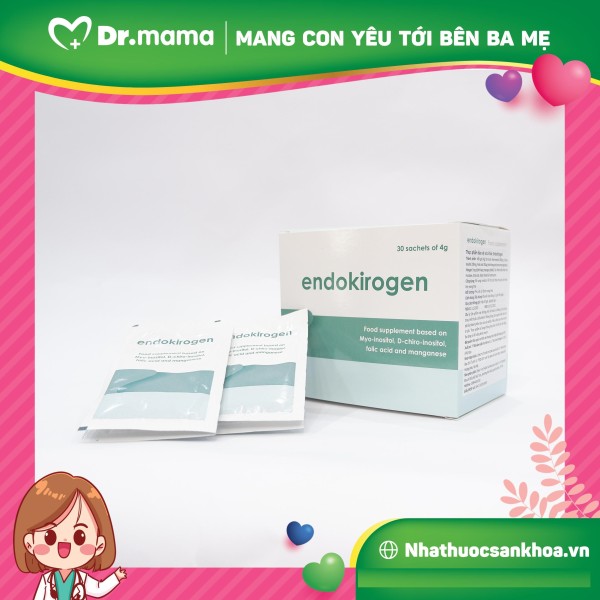 Endokirogen- bổ sung inositol, acid folic cần thiết cho PN buồng trứng đa nang