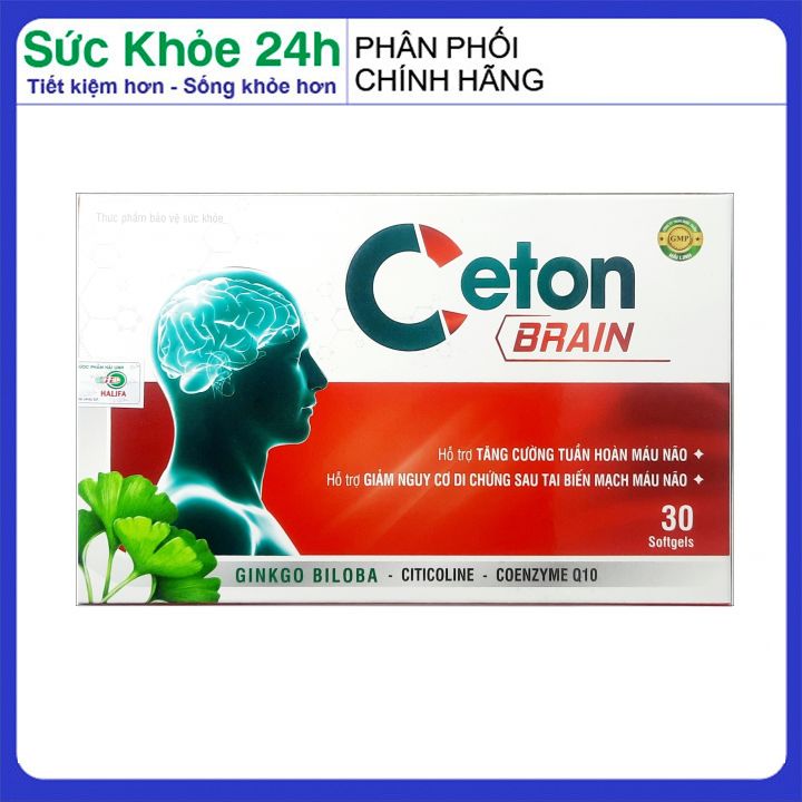 Hoạt Huyết Dưỡng Não Ceton Brain ( hộp 30 viên )