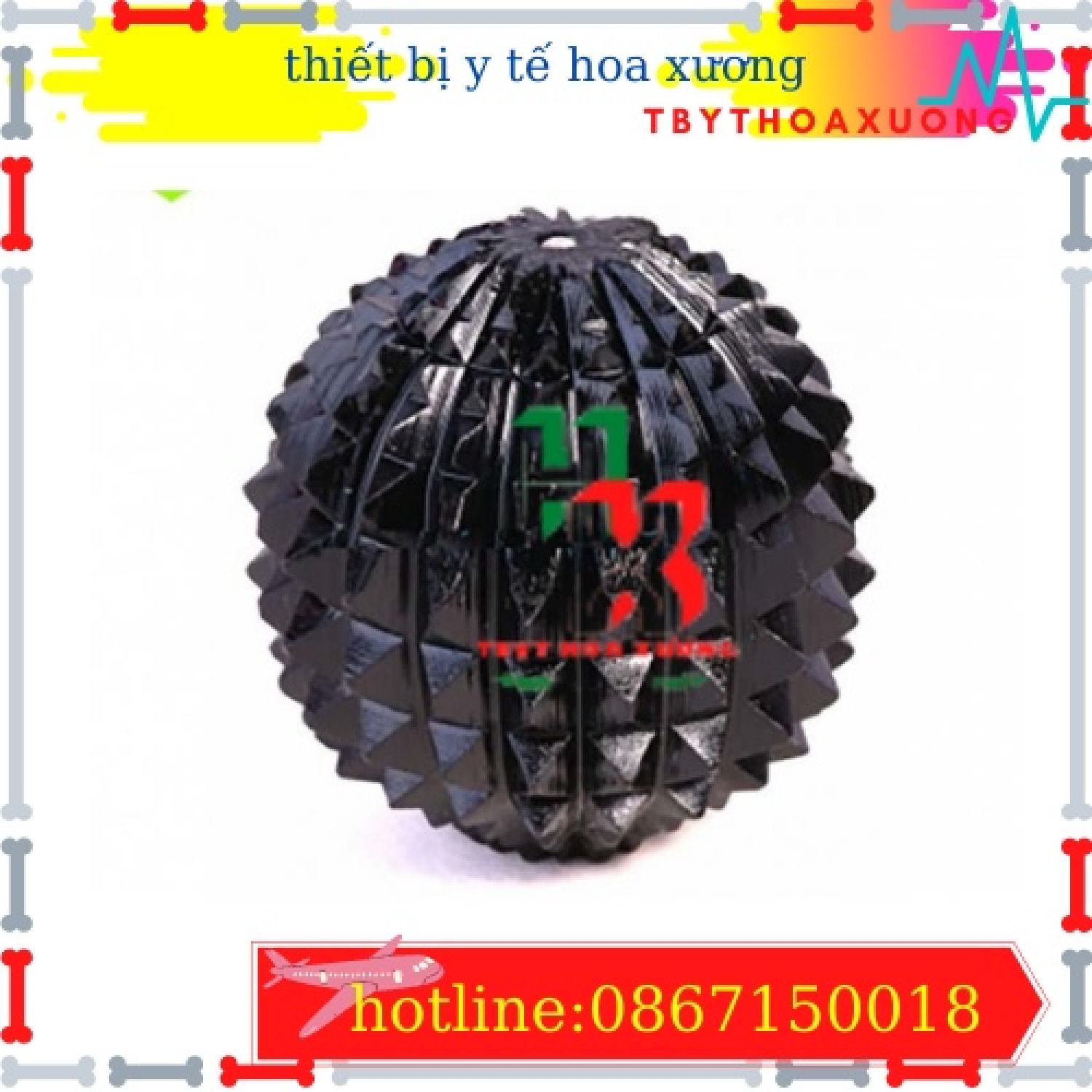 [Hàng Chính Hãng Diện Chẩn Bùi Quốc Châu] Quả Cầu Gai Lăn mɑssage - Dụng Cụ Diện Chẩn