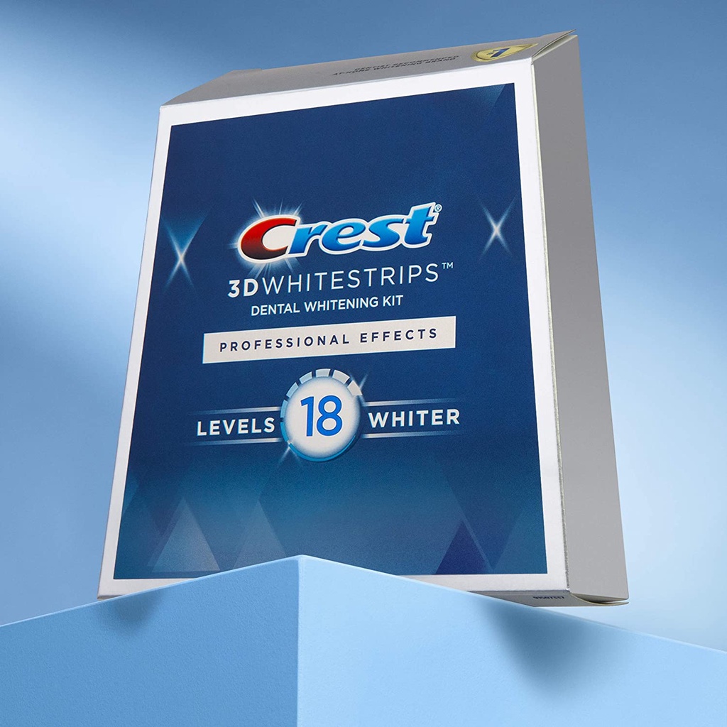 Miếng dán trắng răng Crest 3D White Professional Effects – Dán trắng răng cho răng thường