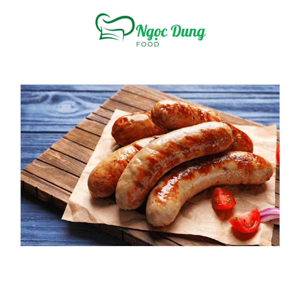 Xúc xích đức thịt heo bịch 500gr (giao tphcm)