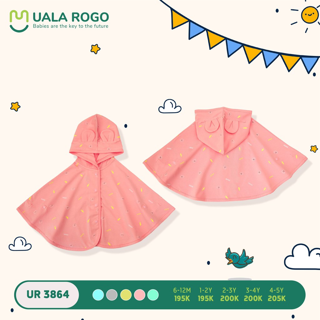 Áo choàng Uala rogo che nắng, mưa