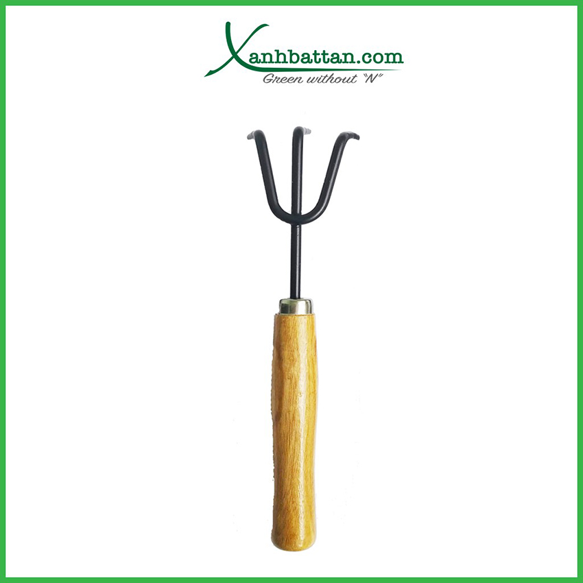 Bộ Ba Món Dụng Cụ Làm Vườn (Xẻng làm vườn - Xới đất - Cào đất)