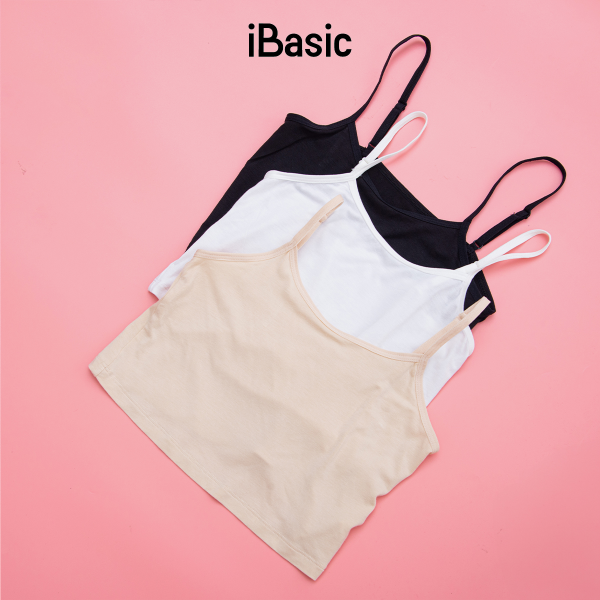 Combo 3 áo lót iBasic cami ngắn VA111