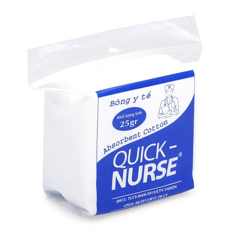 [HCM]Bông y tế Quick nurse gói 25g