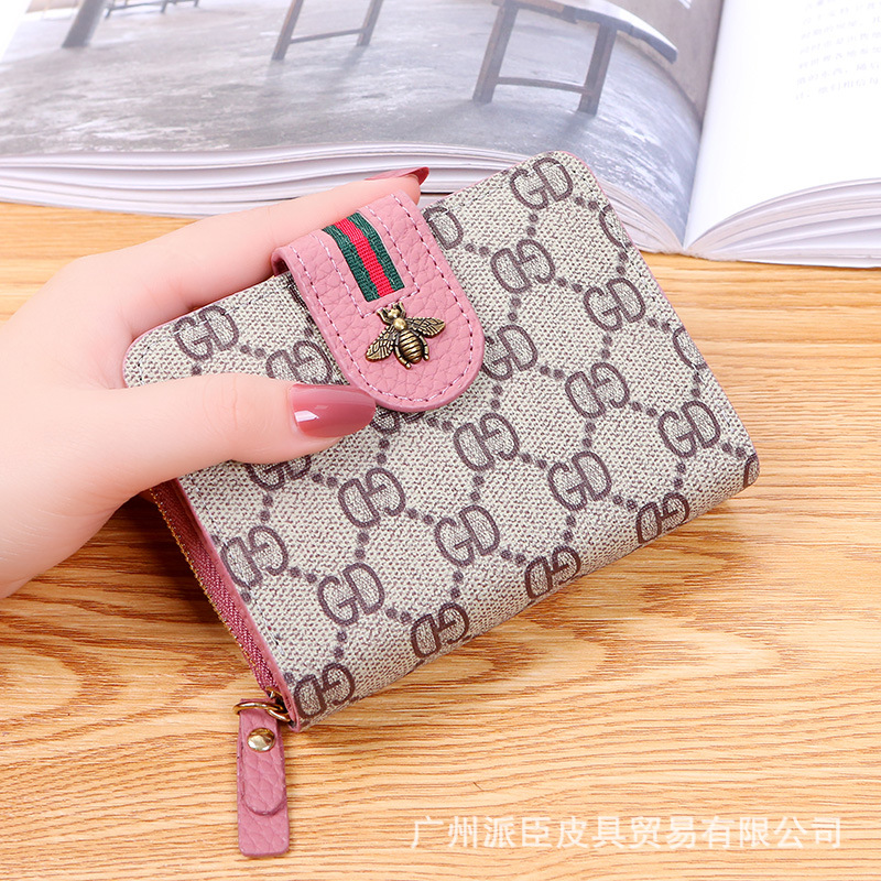 Ví nữ cầm tay mini giá rẻ nhiều ngăn tiện lợi 2021 phong cách Hàn Quốc dễ thương con ong TAHYCO VN20
