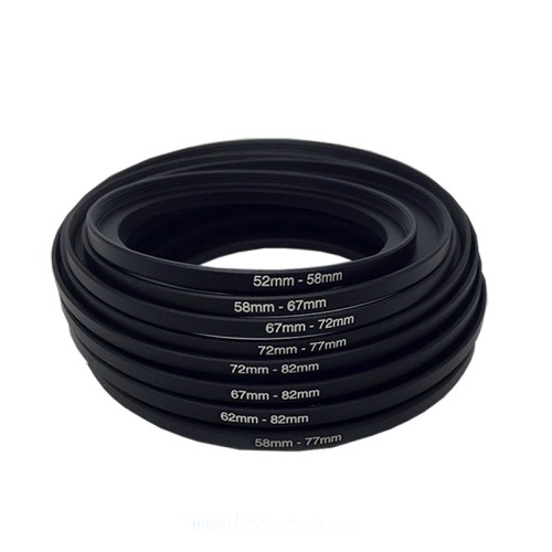 Adapter Ring chuyển filter, hood từ size lớn xuống size nhỏ - Step Up Ring