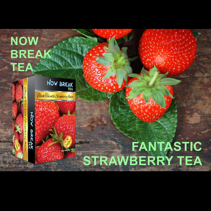 Trà Dâu Tây Now Break Tea, 20 túi trà