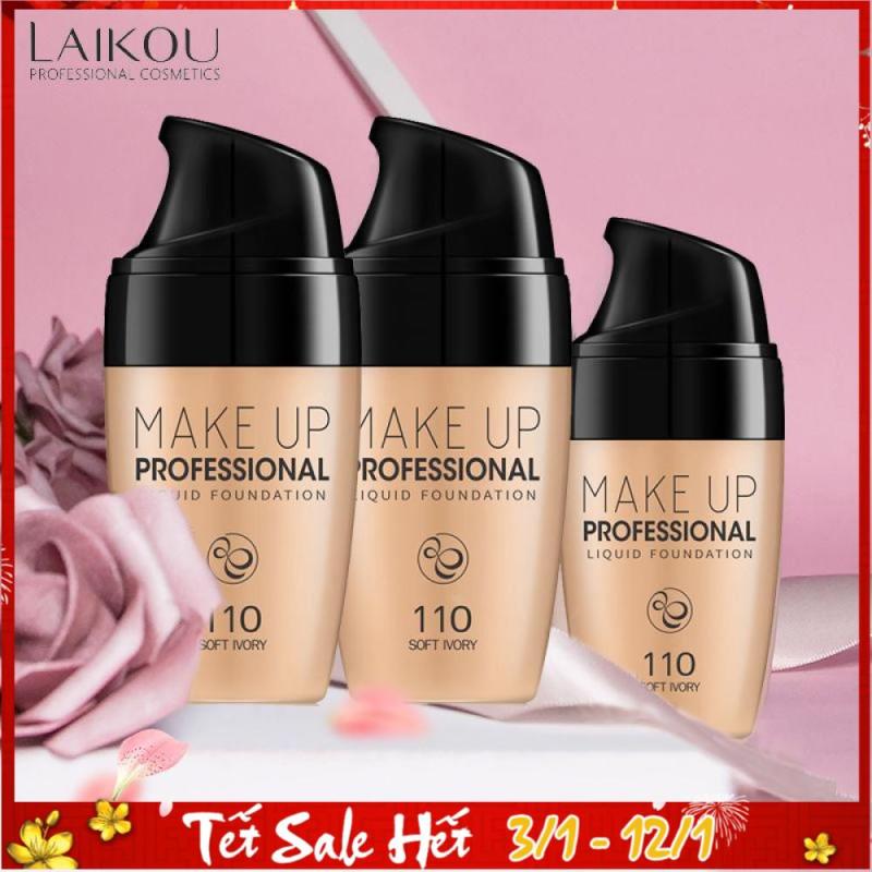 Kem nền che phủ hoàn hảo LAIKOU kem nền kiềm dầu lâu trôi foundation 30ml Kem lót kem nền Kem nền BB cream TK-KN012