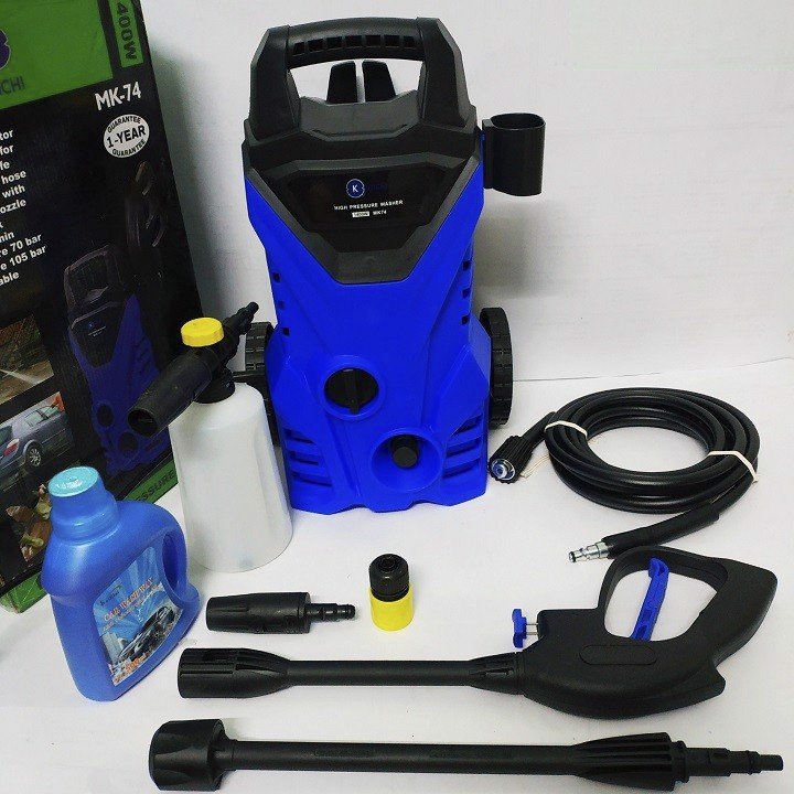 Máy xịt rửa xe có bình bọt tuyết Kachi MK74