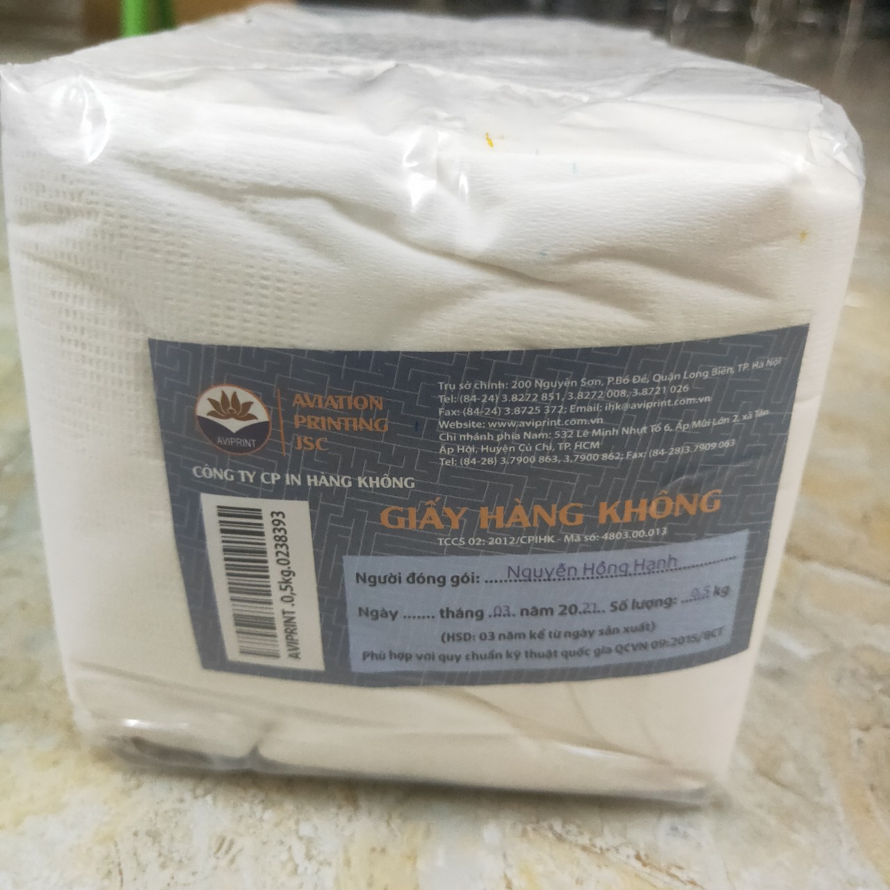 Bịch Giấy ăn Hàng Không khăn NAPKIN