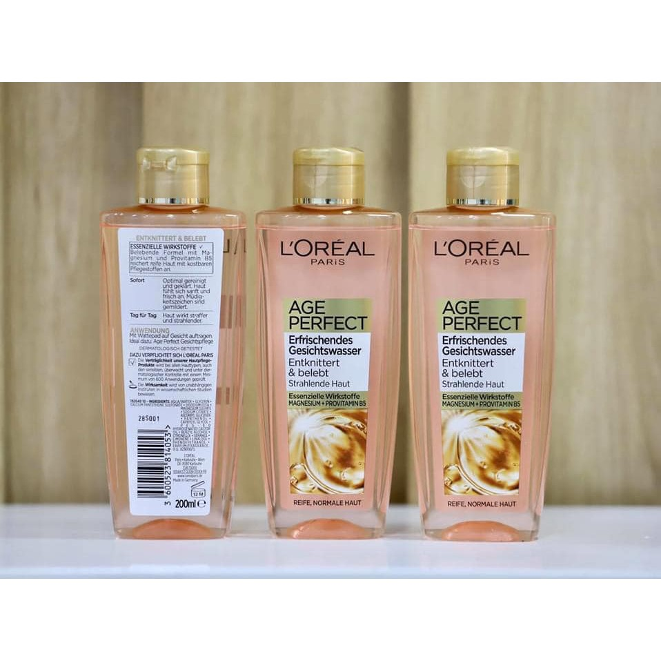 Nước hoa hồng chống lão hóa Loreal Age Perfect
