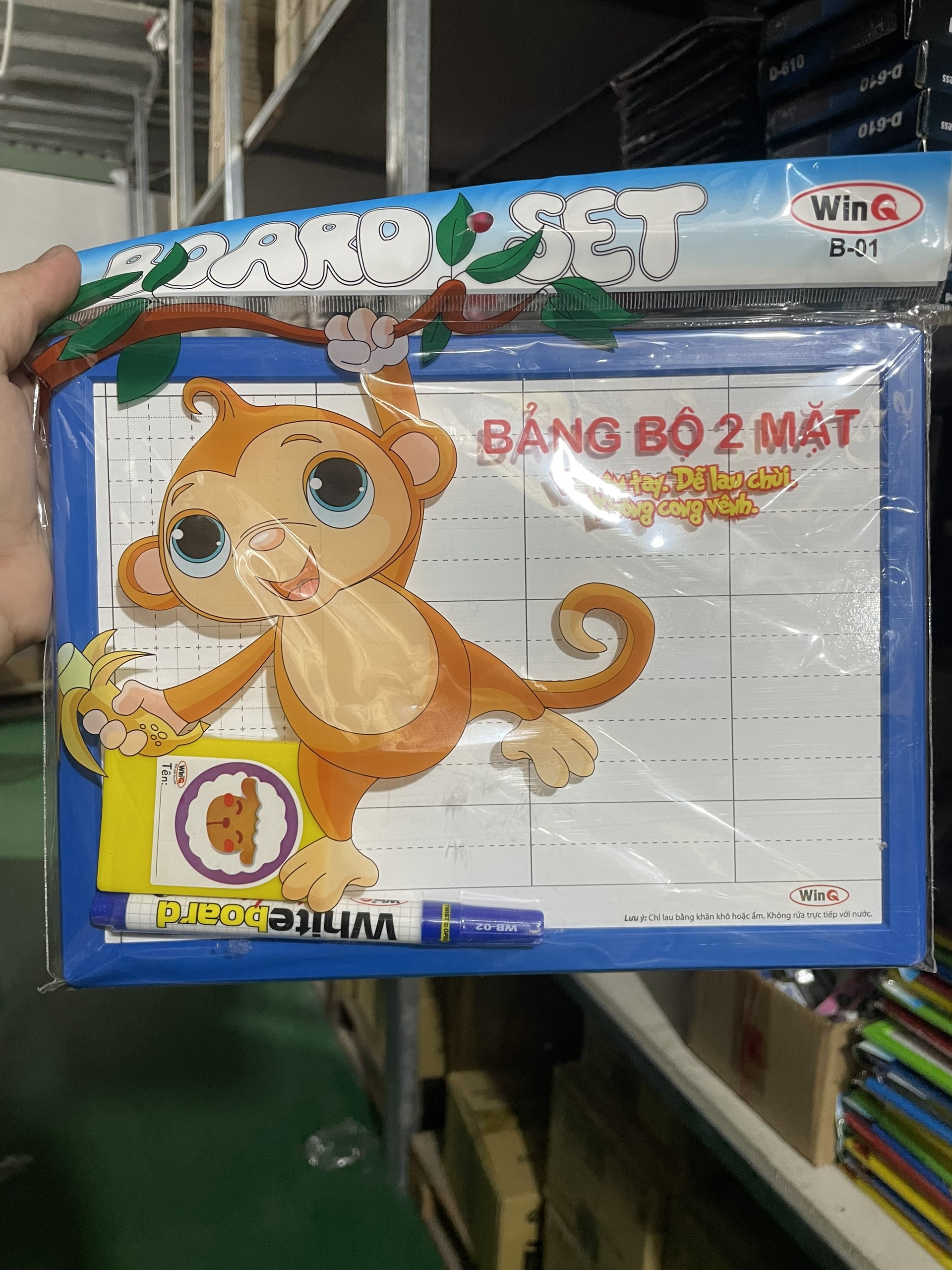 Bảng bộ nhỏ học sinh 2 mặt winq b01