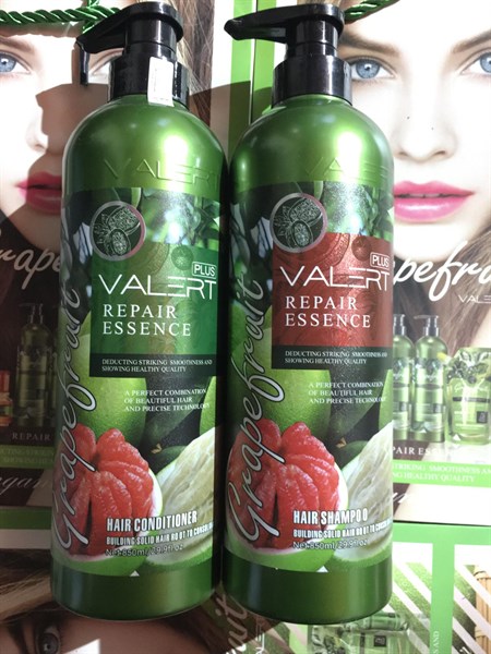 Cặp Dầu Gội Xả Grapefruit Valert Plus Bưởi Trị Rụng Tóc Cao Cấp