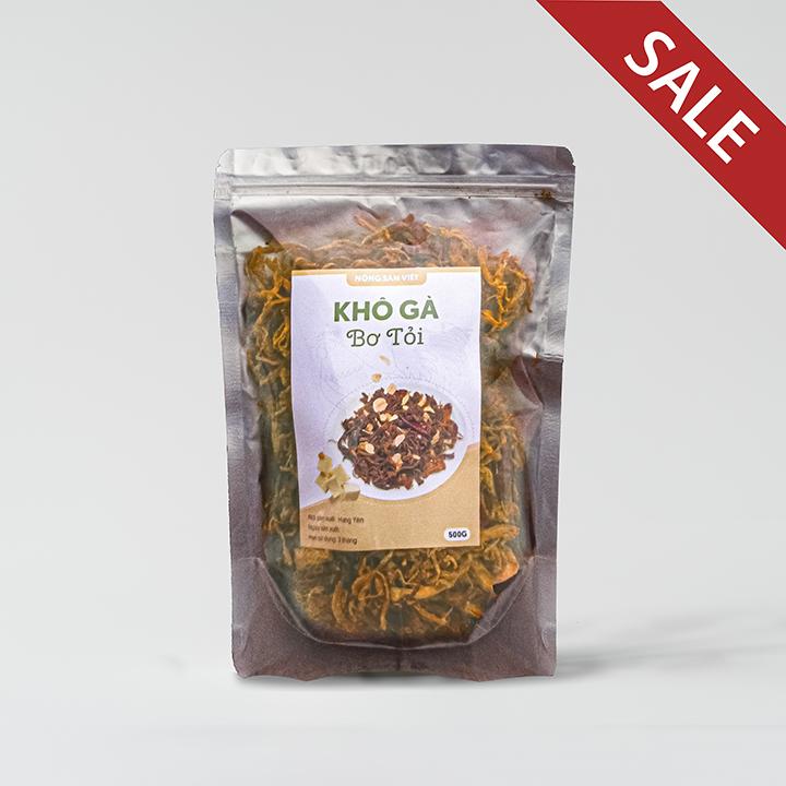 1 kg KHÔ GÀ BƠ TỎI SIÊU NGON