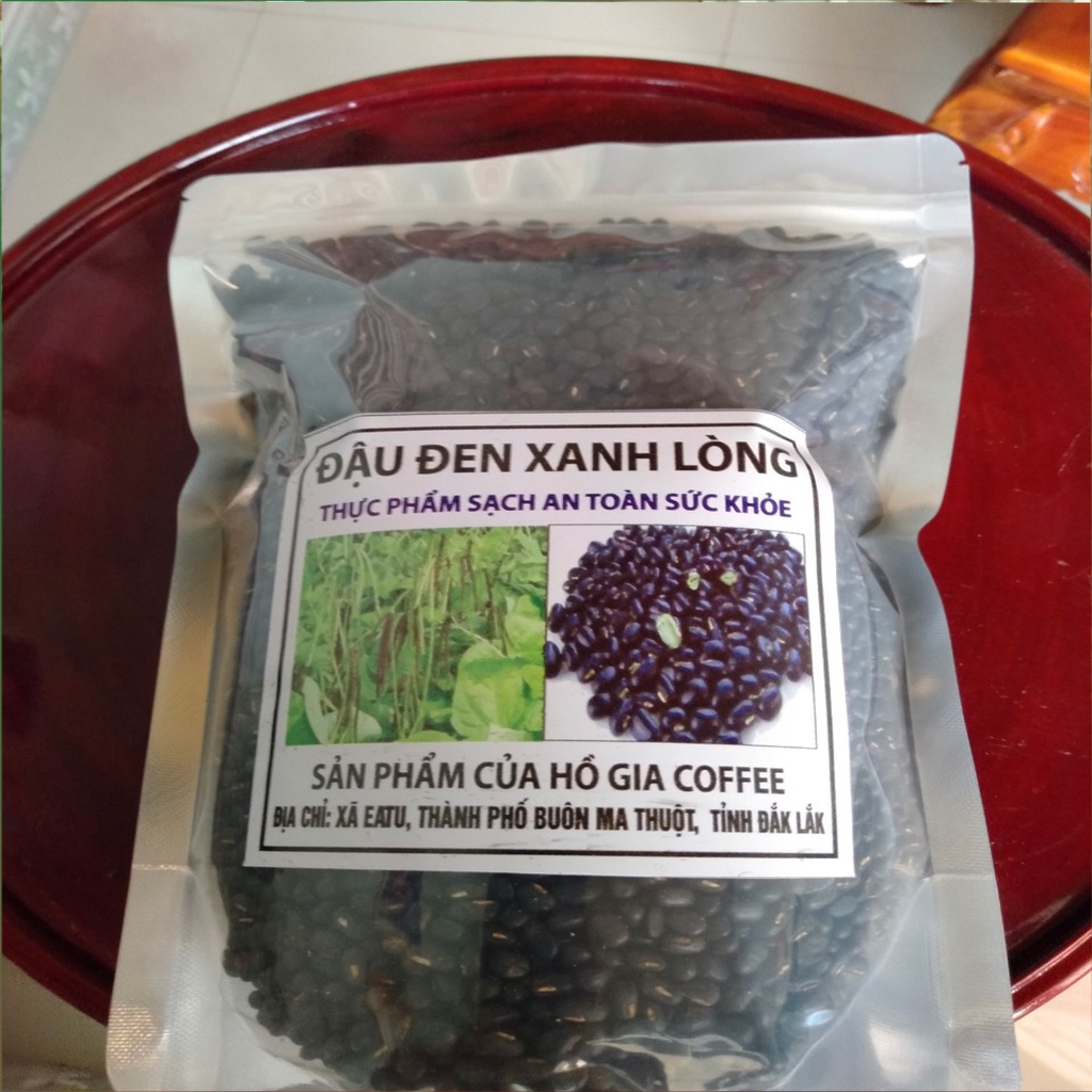 FREESHIP MAX -đậu đen xanh lòng[ loại hạt nhỏ nhà trồng]1 bịt 1kg- VƯỜN ƯƠM EAKMAT TÂY NGUYÊN