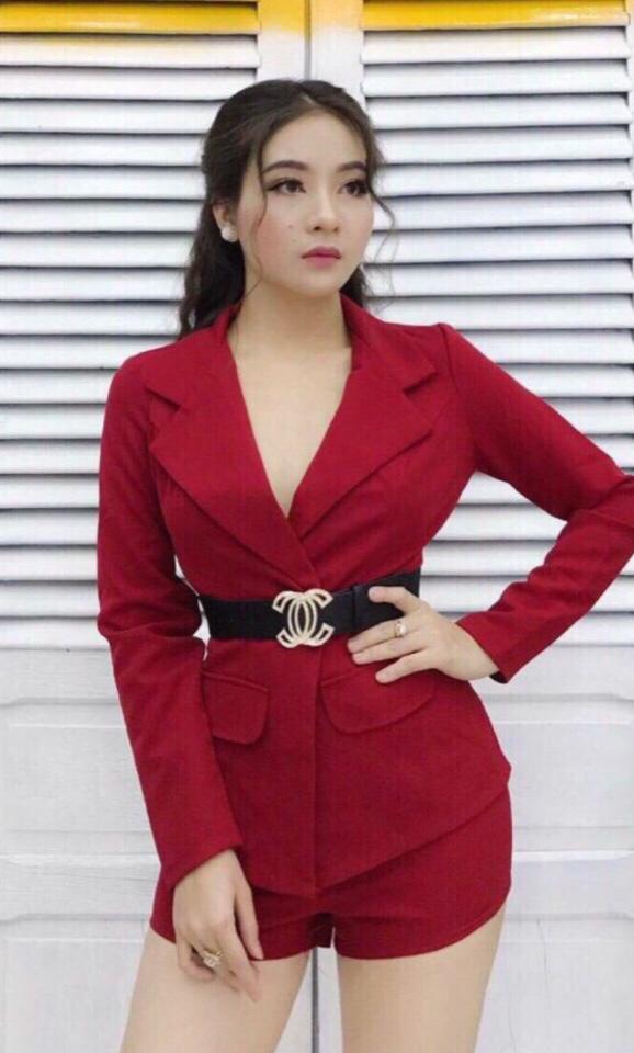 [HCM]Thắt lưng bản 4cm. Mặt đính đá. MS050