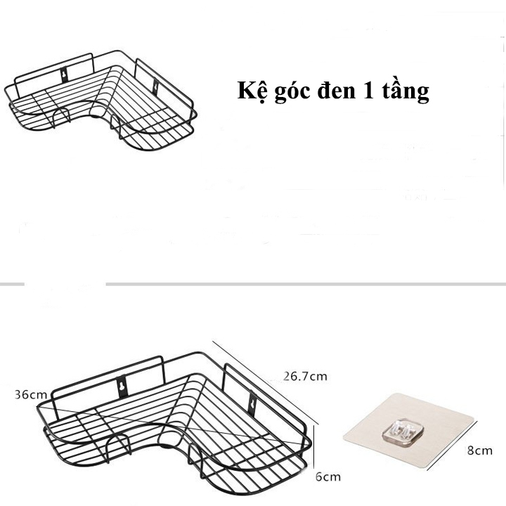 [New Arrivals] shelf for Đồ kitchen, corner shelf multi-purpose, corner Shelf multi-purpose 1 floor, shelf for Đồ home shower handy