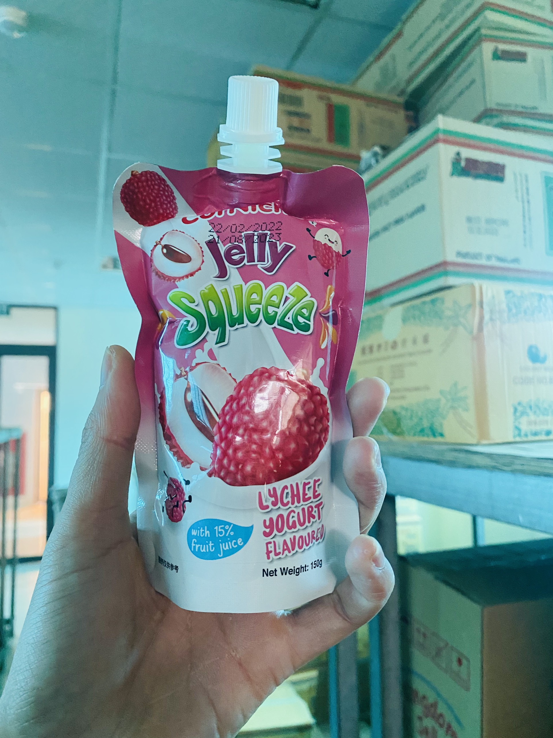 Thạch yogurt vị xoài hiệu corniche 150g