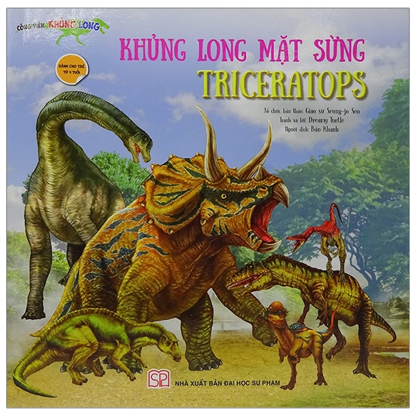 Fahasa - Công Viên Khủng Long - Khủng Long Mặt Sừng Triceratops