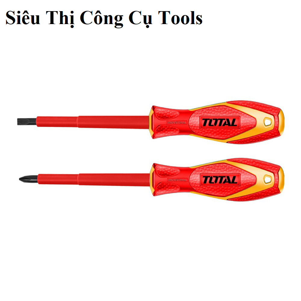 Tua vít cách điện dài 125mm Total THTIS5125