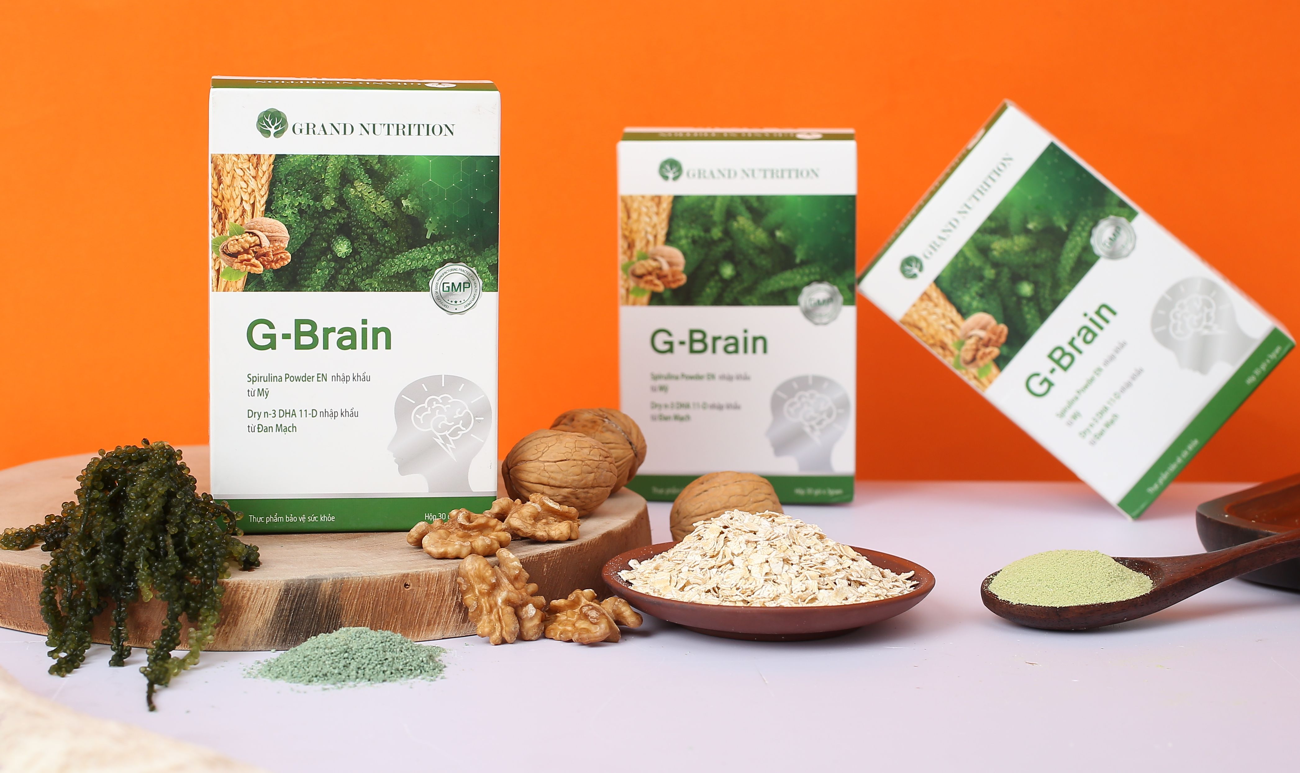 GBRAIN CỐM PHÁT TRIỂN TRÍ NÃO - G BRAIN HỘP 30 GÓI