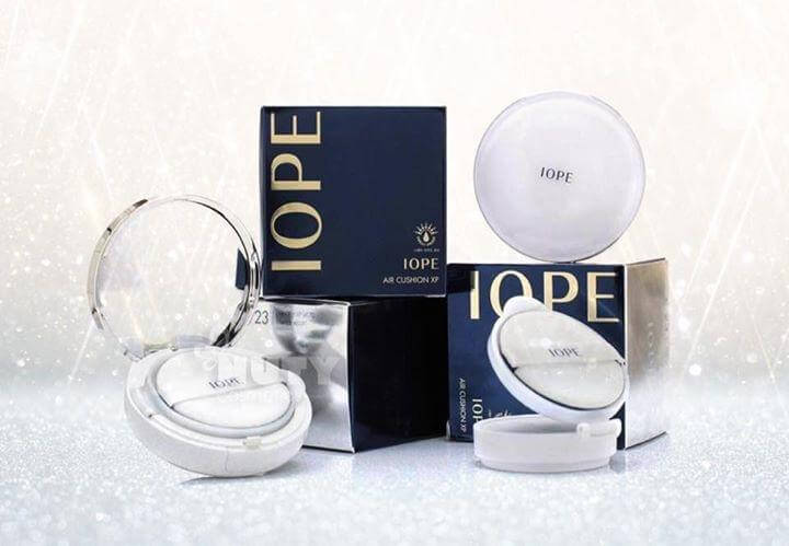 Phấn phủ IOPE 2 tầng, Phấn trang điểm khô tự nhiên