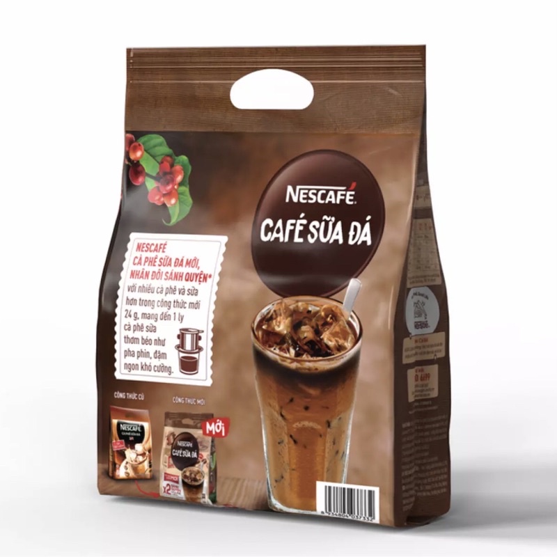 cà phê sữa Nescafé cà phê sữa đá (25 gói x 24g)