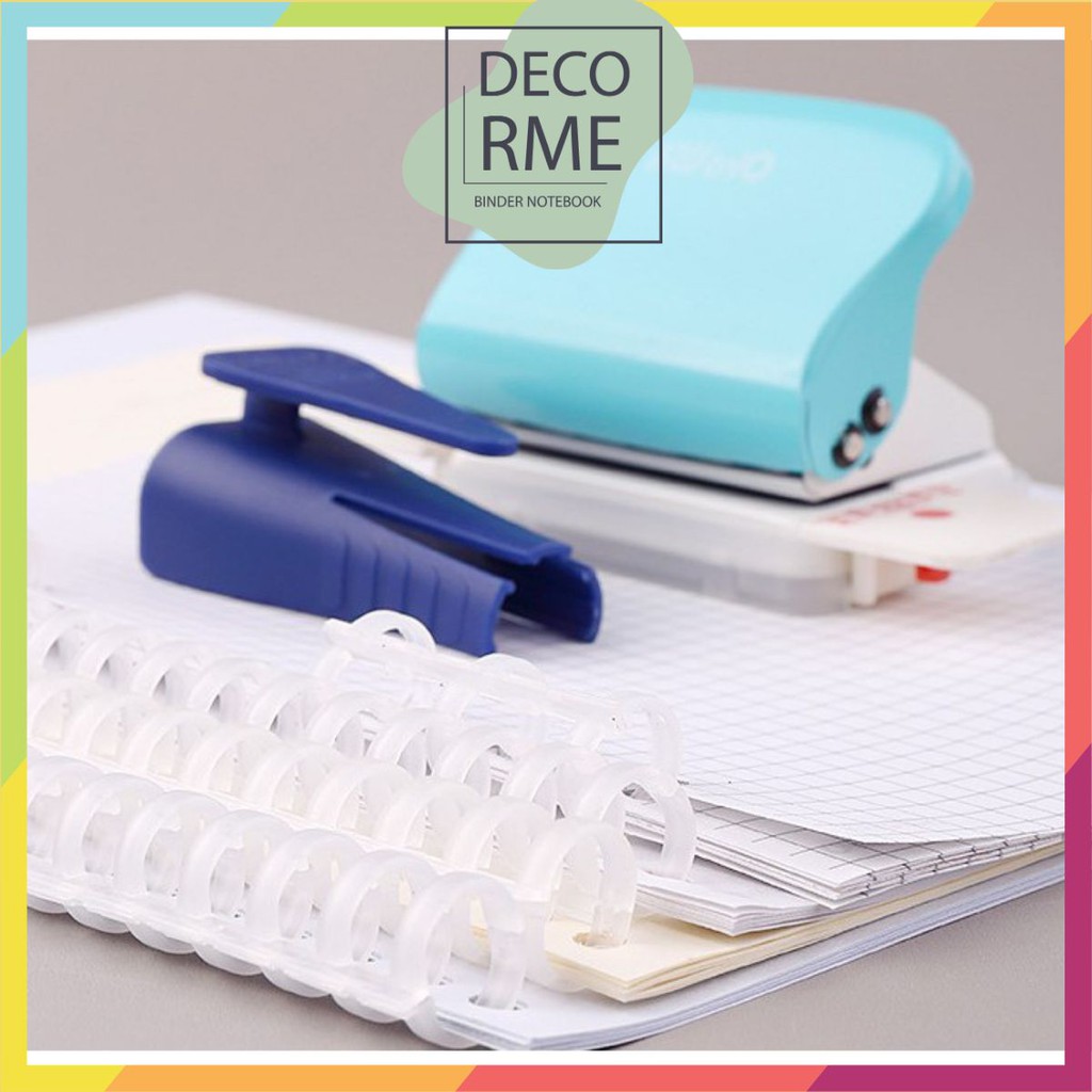 Dụng cụ mở còng nhựa binder gáy còng nhựa phụ kiện sổ còng văn phòng phẩm Decorme