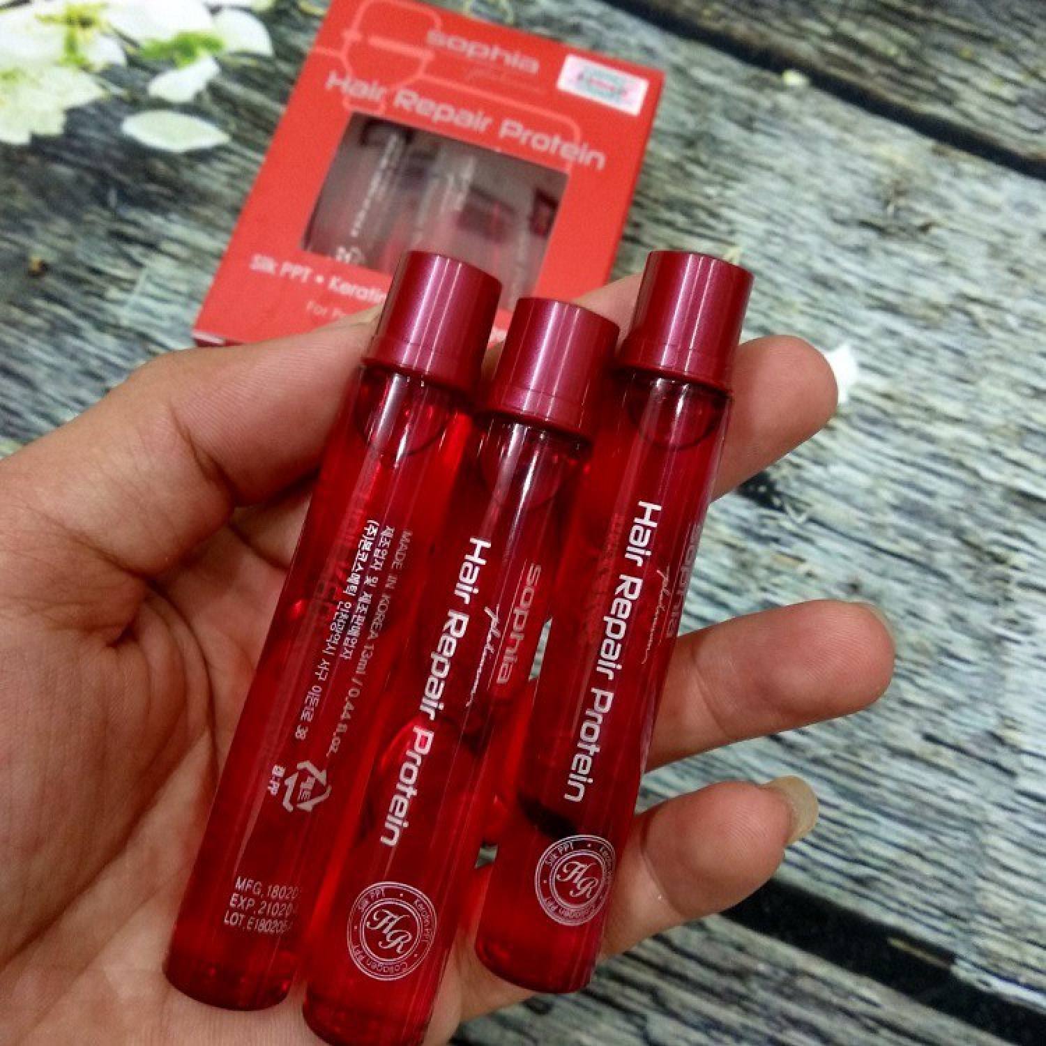 SOPHIA PLATIUM PROTEIN PHỤC HỒI TÓC HƯ NÁT 10*13ML