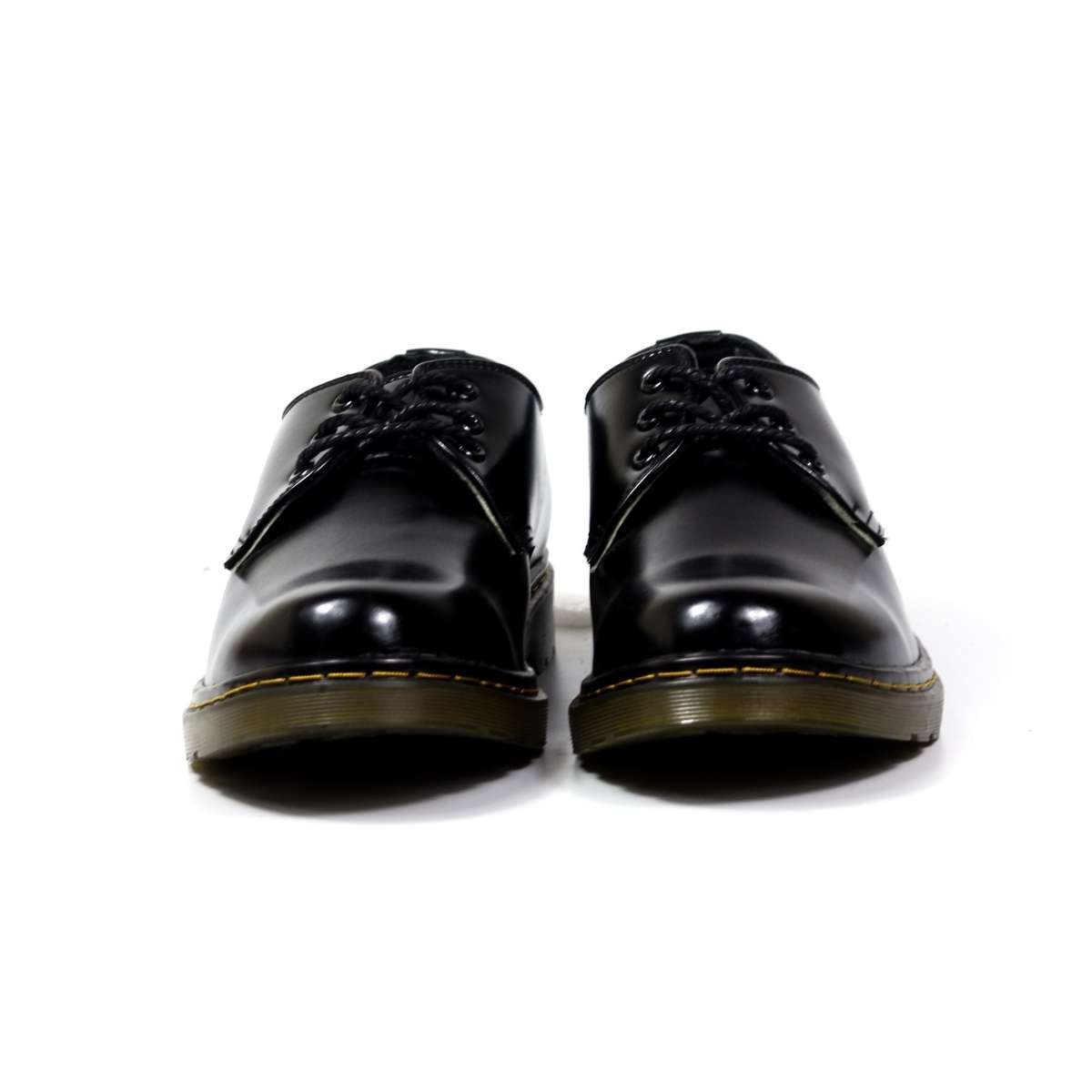 Giày Đốc da cổ thấp đen unisex Lucas Shoes