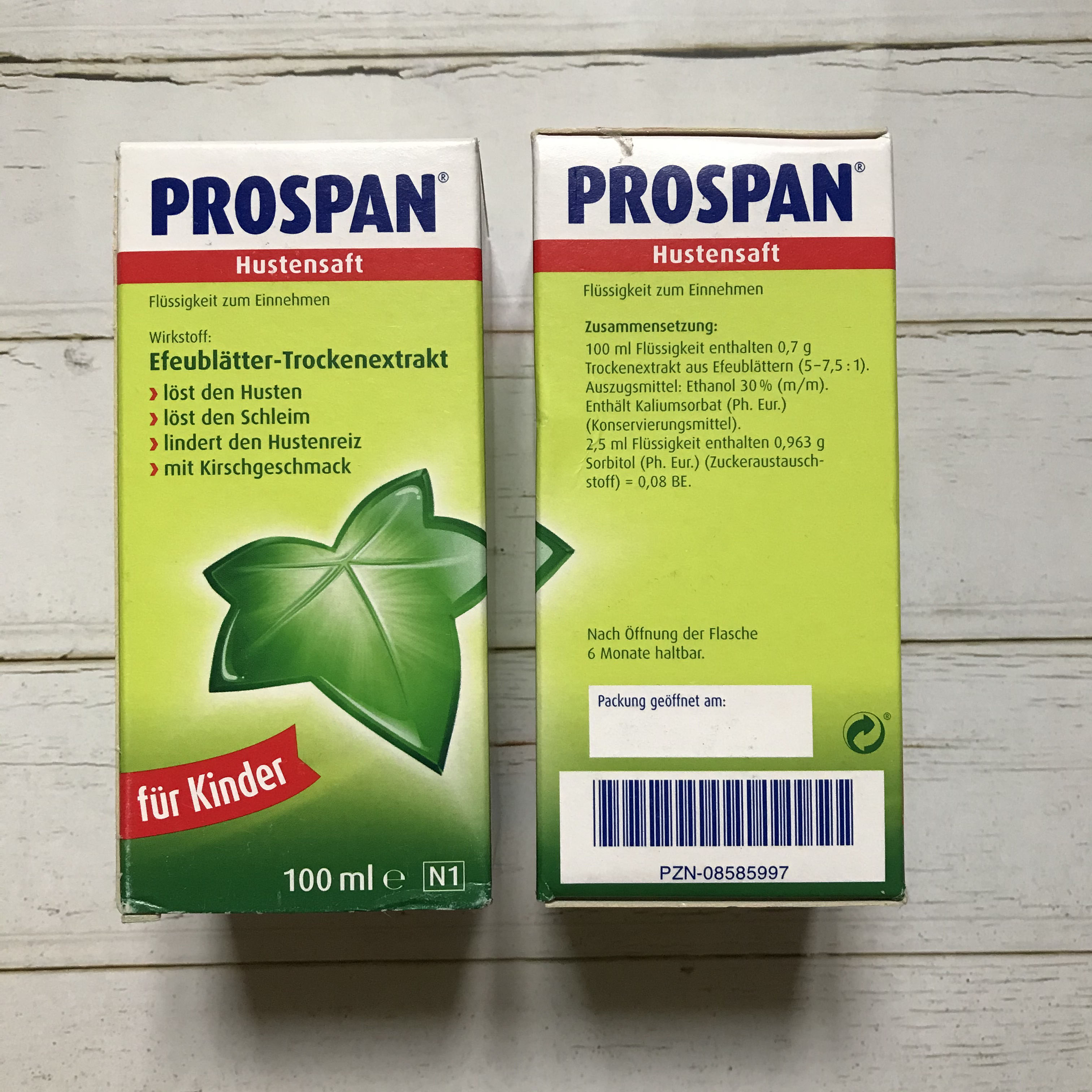 [Hàng nội địa Đức] Siro ho Prospan của Đức (100ml) (1m+). Siro Prospan dạng 21 gói(6y+)