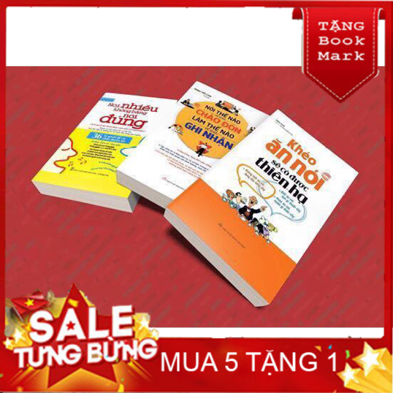 Mua SÁCH HAY -Combo 3q Khéo ăn nói, Nói thế nào để được chào đón, Nói nhiều không bằng nói đúng